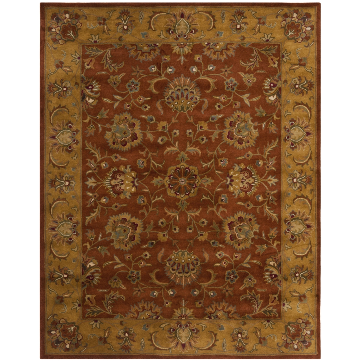 SAFAVIEH HG820A Heritage Red / Natural - 7' 6 X 9' 6