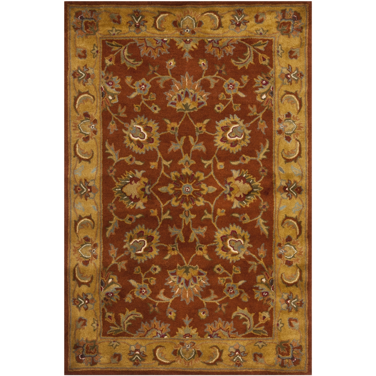 SAFAVIEH HG820A Heritage Red / Natural - 2' X 3'
