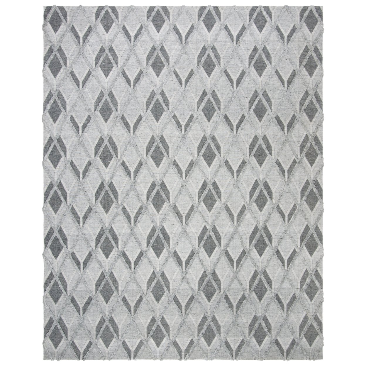 SAFAVIEH Marbella MRB602F Handmade Grey / Charcoal Rug - 6' X 9'