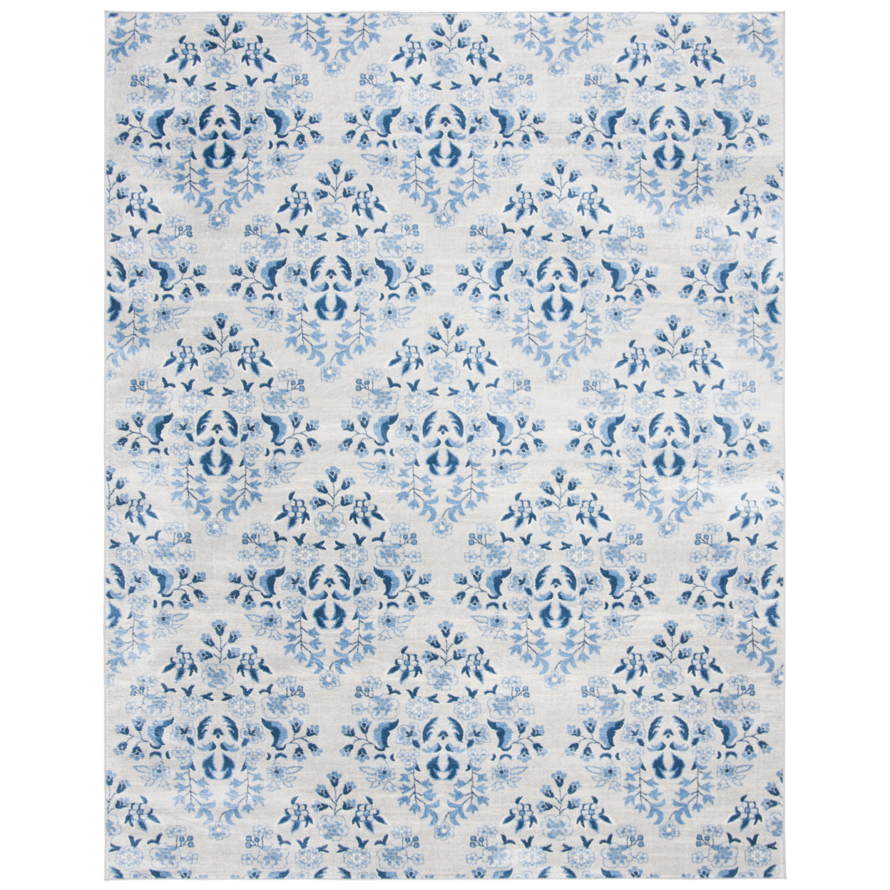 SAFAVIEH Brentwood Collection BNT856D Cream / Blue Rug - 8' X 10'