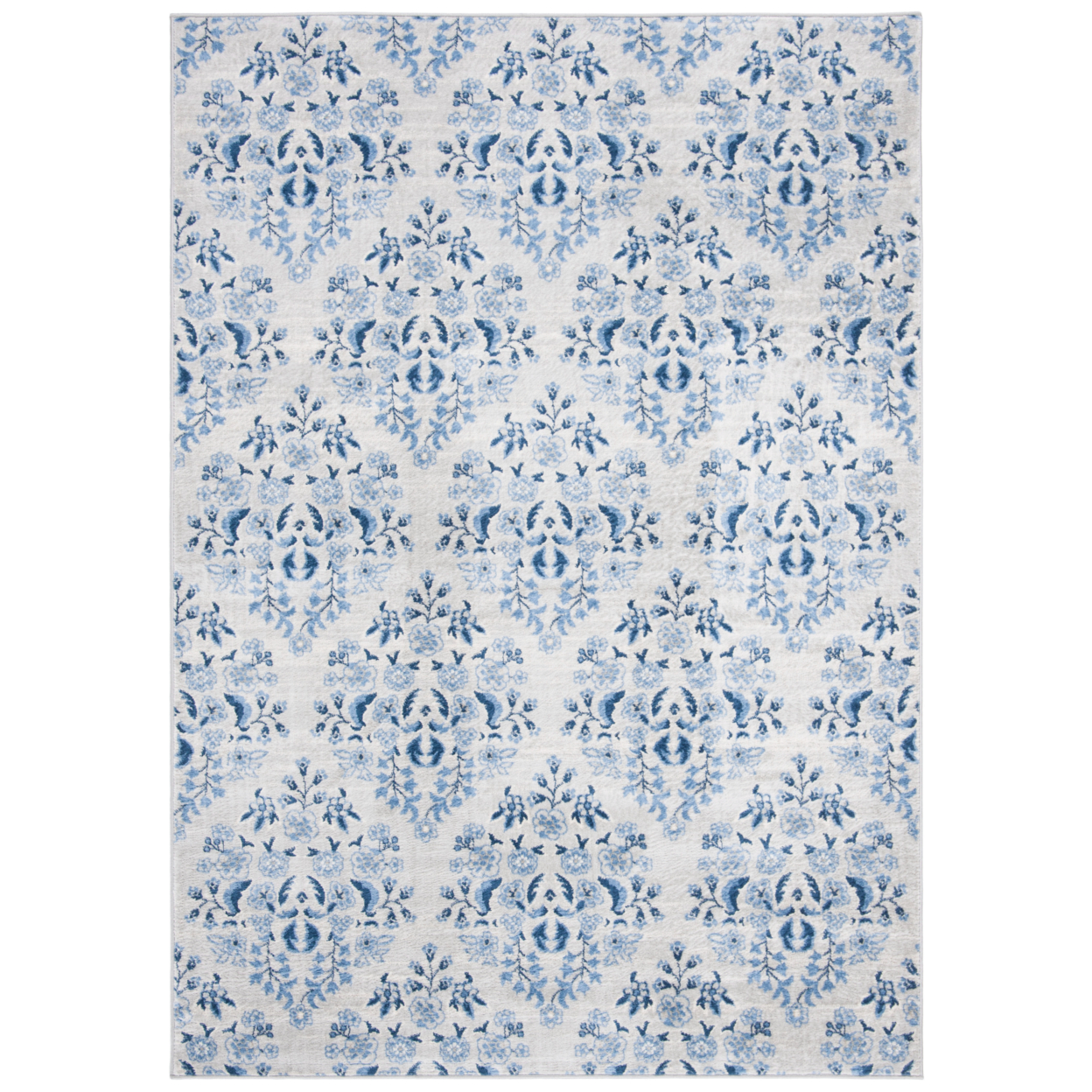 SAFAVIEH Brentwood Collection BNT856D Cream / Blue Rug - 5'-3 X 7'-6