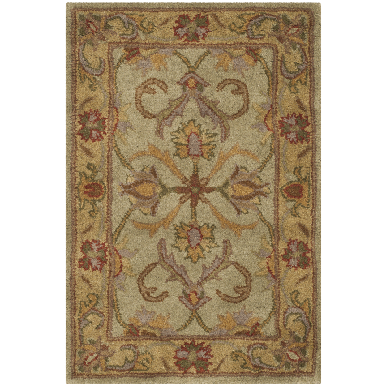 Safavieh HG811A Heritage Green / Gold - 8' Square