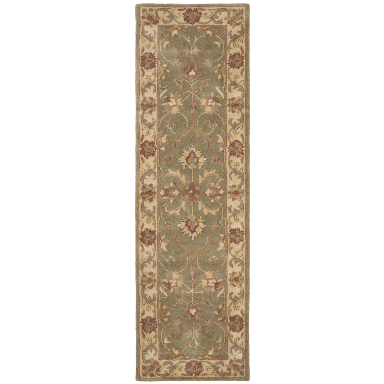 Safavieh HG811A Heritage Green / Gold - 2' 3 X 8'