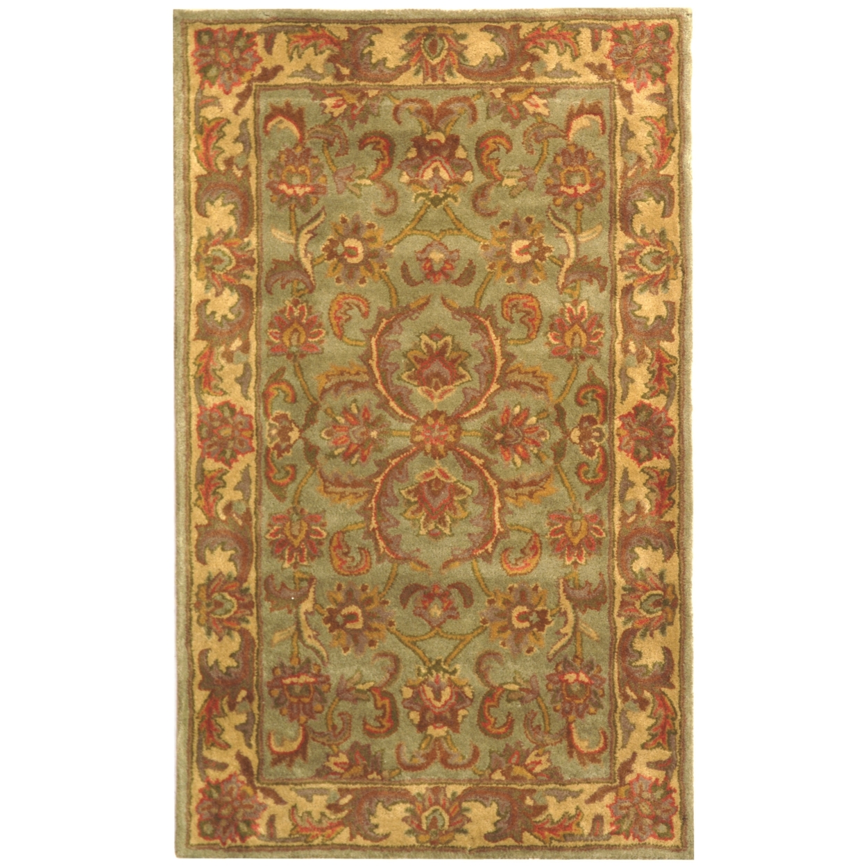 Safavieh HG811A Heritage Green / Gold - 3' X 5'