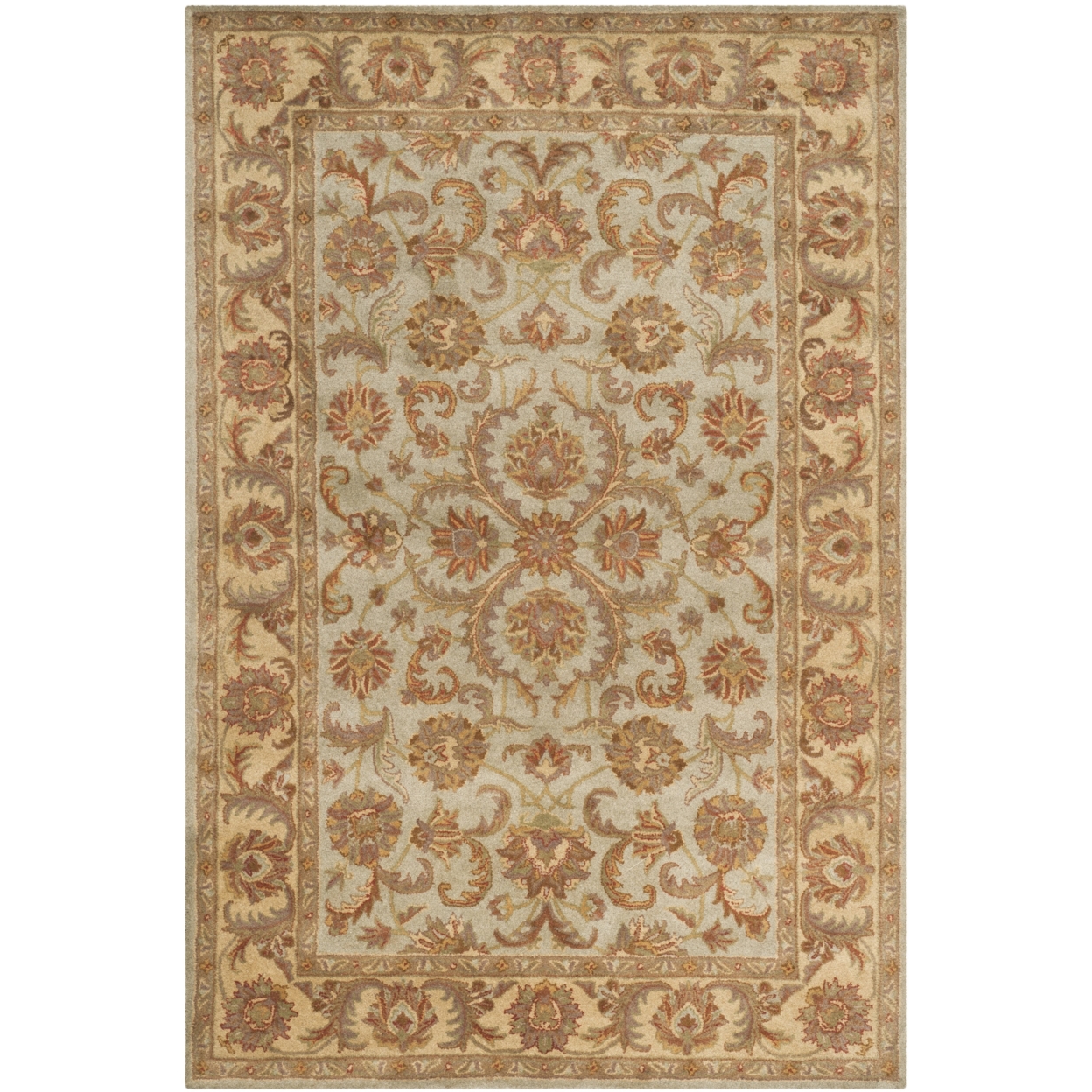 Safavieh HG811A Heritage Green / Gold - 6' X 9'
