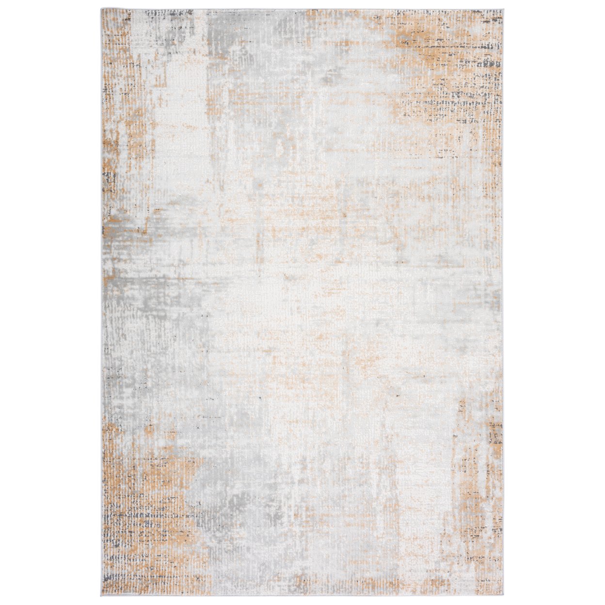 SAFAVIEH Vogue Collection VGE208F Grey / Gold Rug - 6' 7 Square