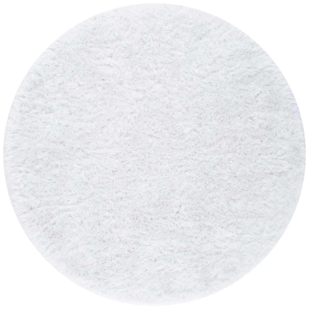 SAFAVIEH Vegas Shag Collection VGS868A Ivory Rug - 6' 7 Round