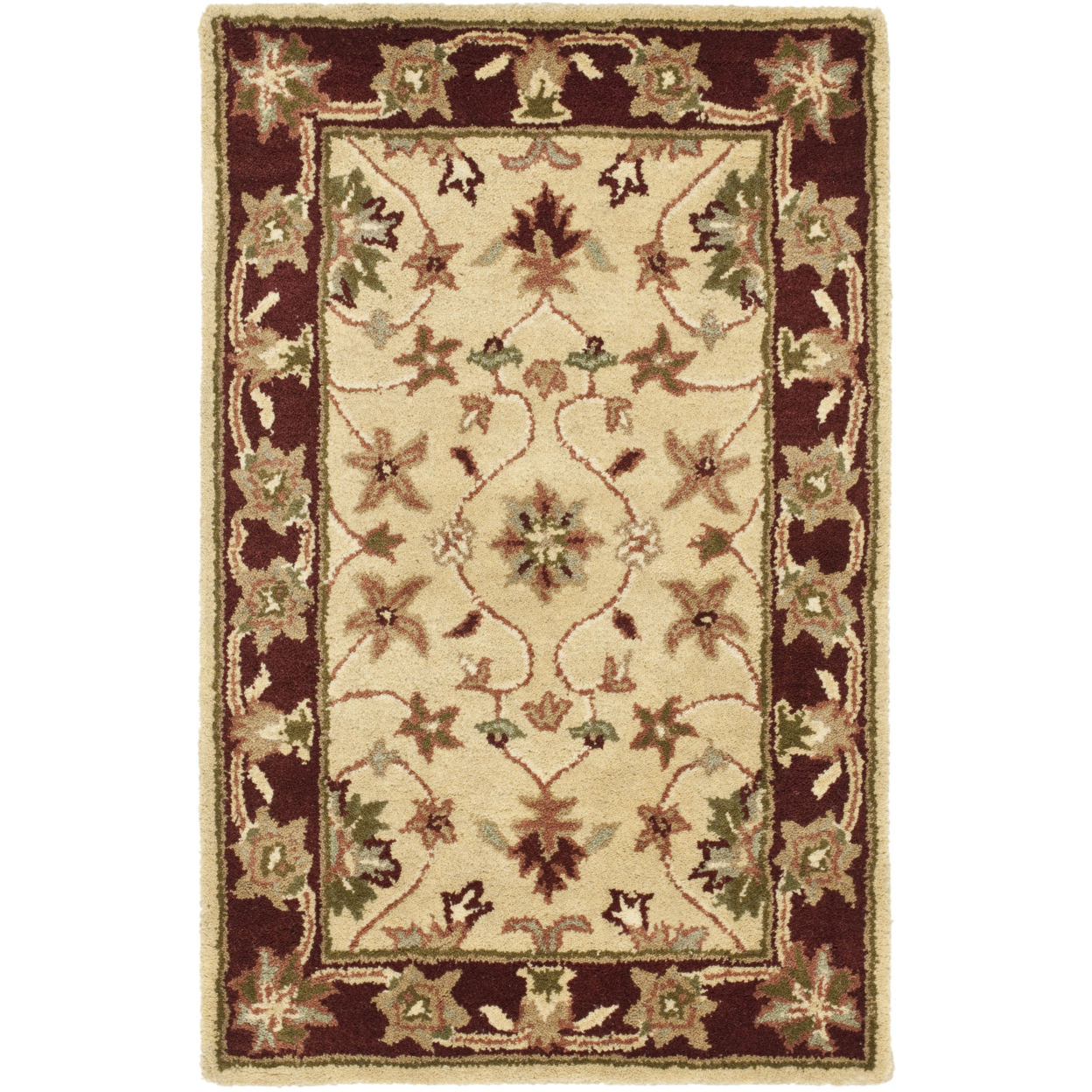 SAFAVIEH HG965A Heritage Ivory / Red - 2' X 3'