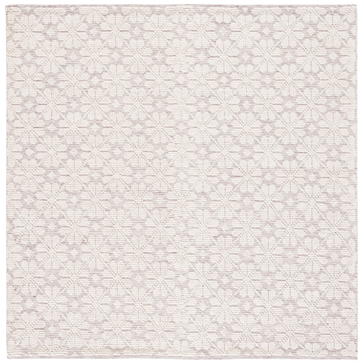 SAFAVIEH Vermont VRM303Q Handwoven Ivory / Red Rug - 6' Square
