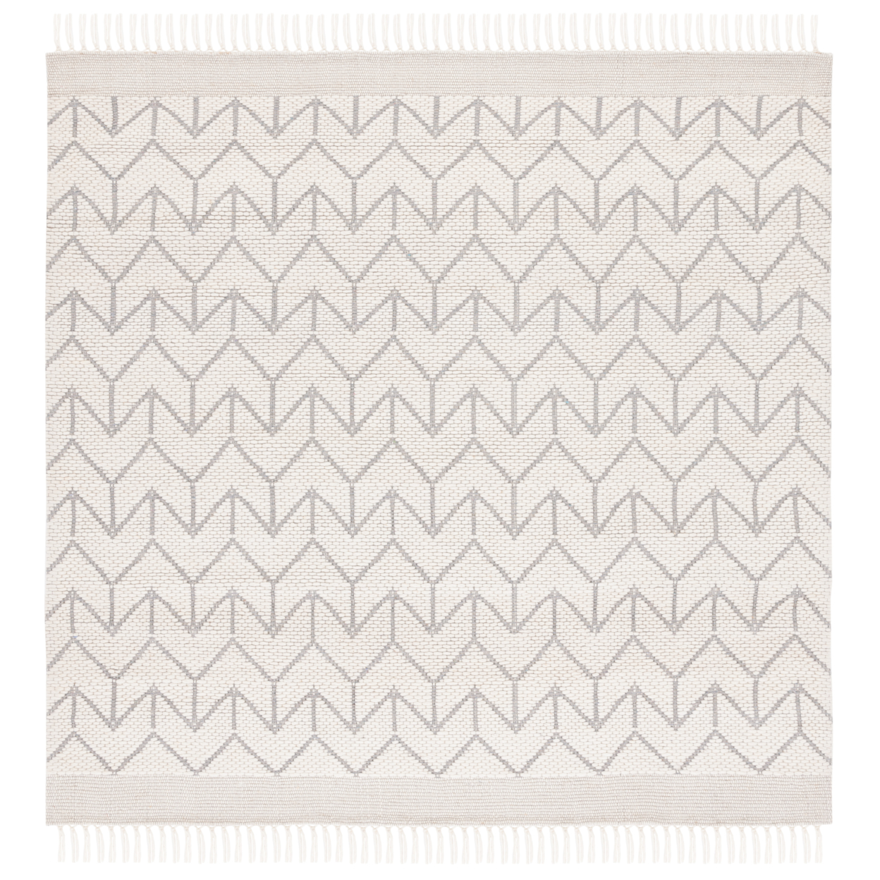 SAFAVIEH Vermont Collection VRM310A Handmade Ivory Rug - 6' Square