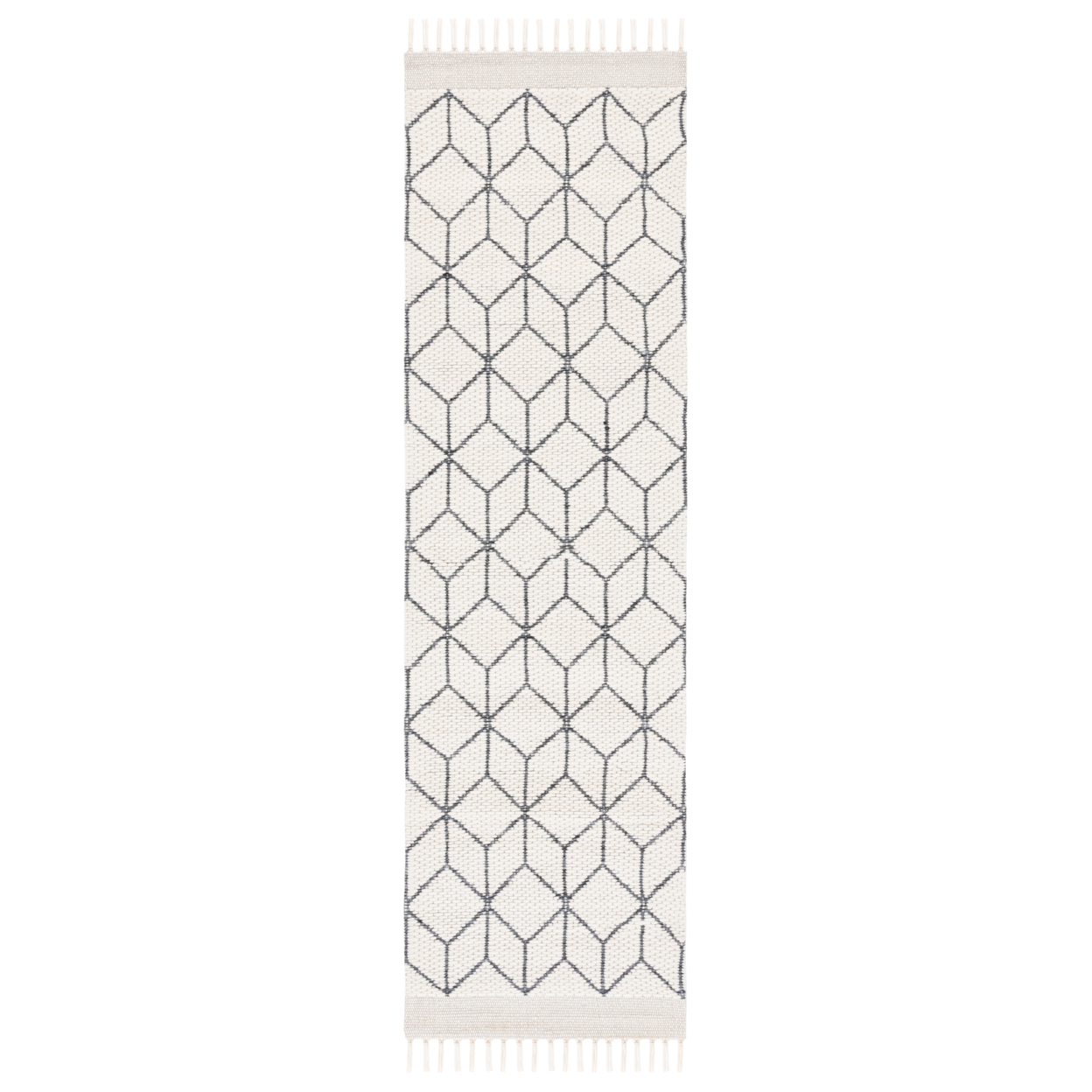 SAFAVIEH Vermont Collection VRM309A Handmade Ivory Rug - 2' 3 X 8'