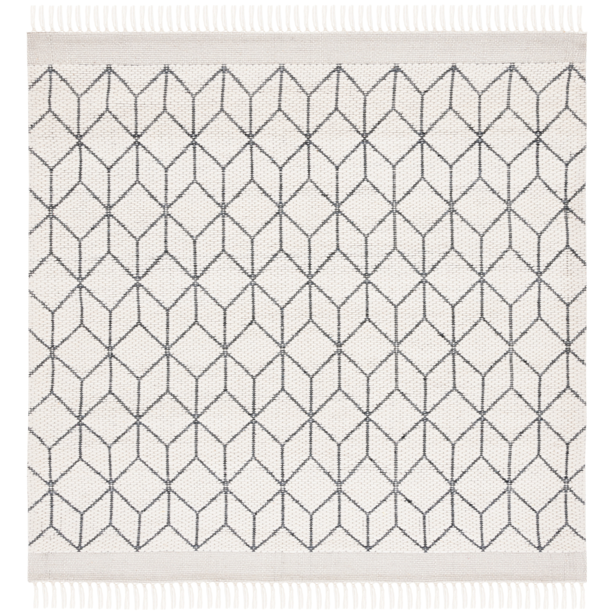 SAFAVIEH Vermont Collection VRM309A Handmade Ivory Rug - 6' Square
