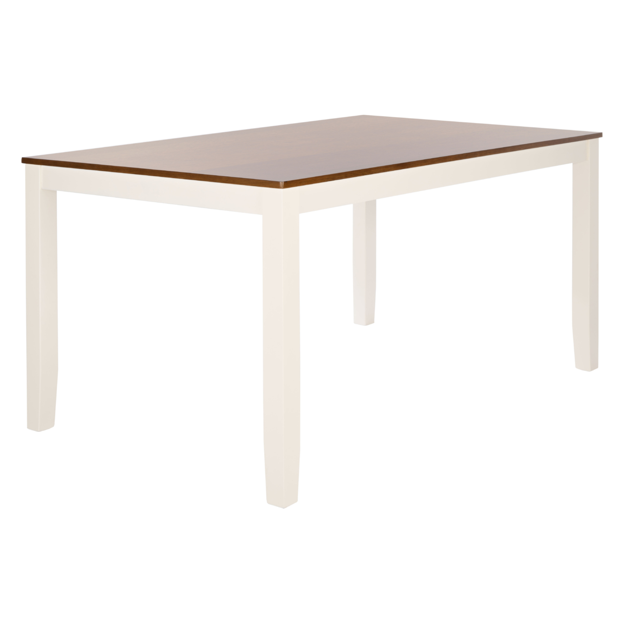 SAFAVIEH Silio Rectangle Dining Table White / Natural