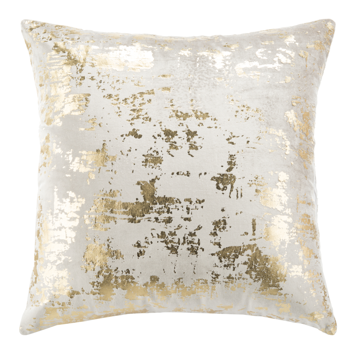 SAFAVIEH Edmee Metallic Pillow Beige / Gold