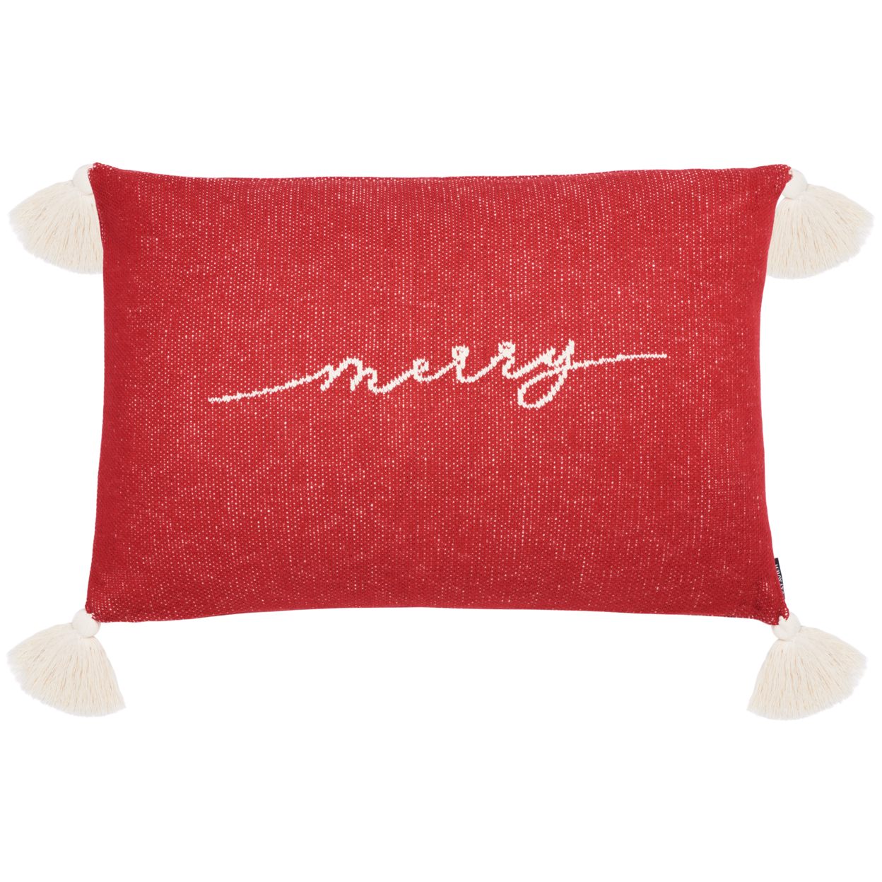 SAFAVIEH The Merriest Pillow Red / White