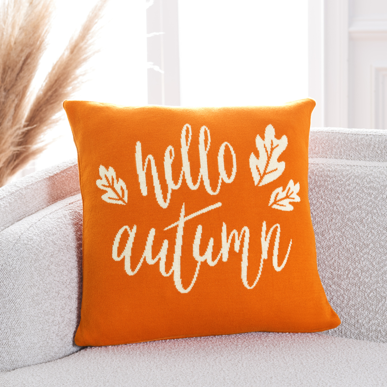 SAFAVIEH Hello Autumn Pillow Orange