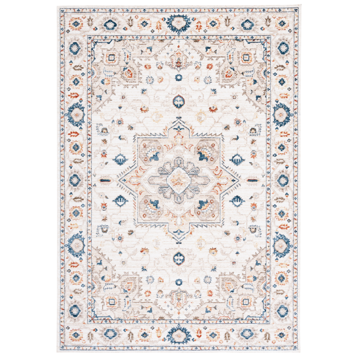 SAFAVIEH Olympia Collection OPA202A Ivory / Beige Rug - 2-3 X 9