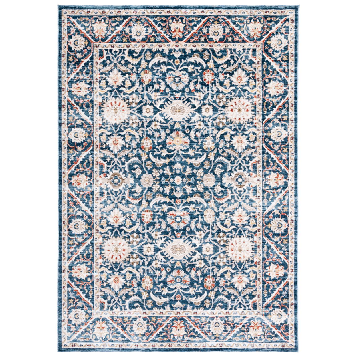 SAFAVIEH Olympia Collection OPA210N Navy / Ivory Rug - 9 X 12