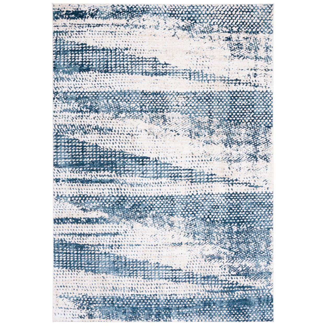 SAFAVIEH Olympia Collection OPA220N Blue / Ivory Rug - 7-9 X 10-5