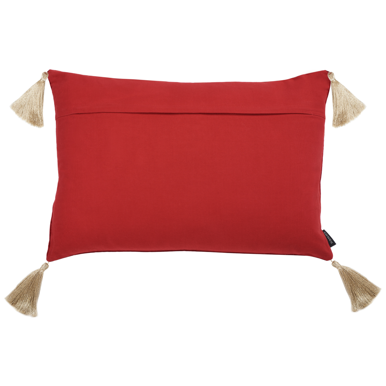 SAFAVIEH Holiday Tree Pillow Red / Gold
