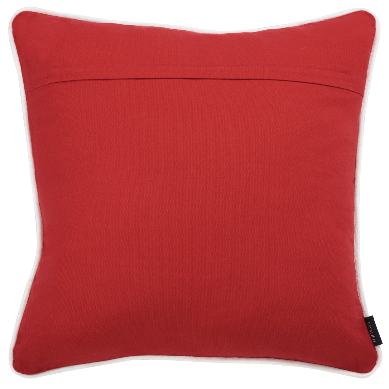 SAFAVIEH Peace And Joy Pillow Red / White