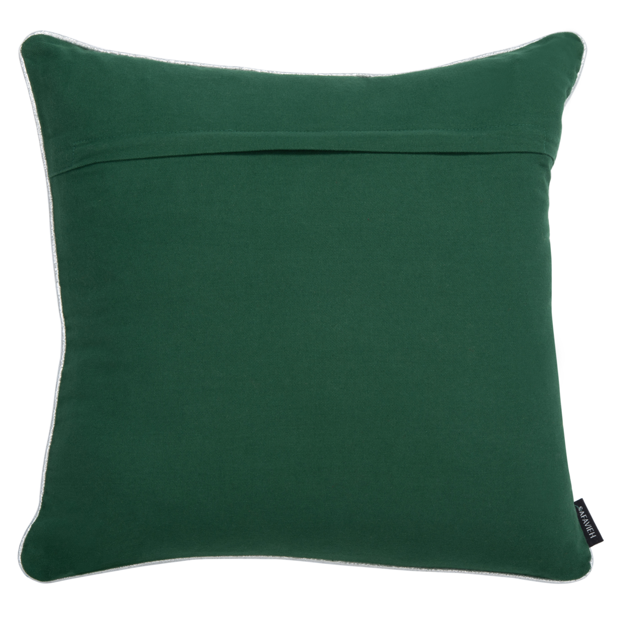 SAFAVIEH Winter Tree Pillow Green / Silver