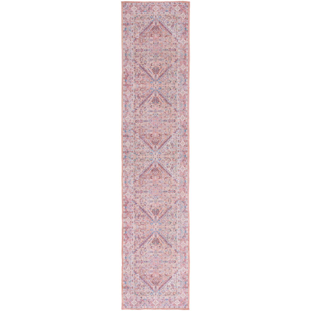 SAFAVIEH Serapi Collection SEP515B Beige / Pink Rug - 9' X 12'
