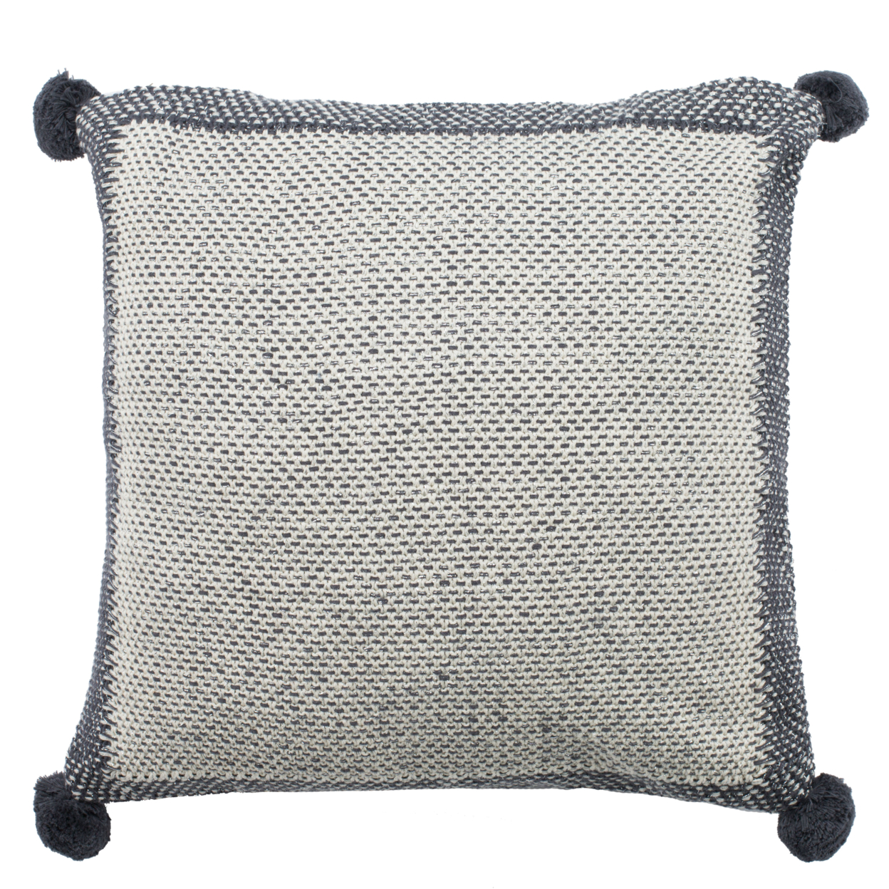 SAFAVIEH Dania Knit Pillow Grey / Natural