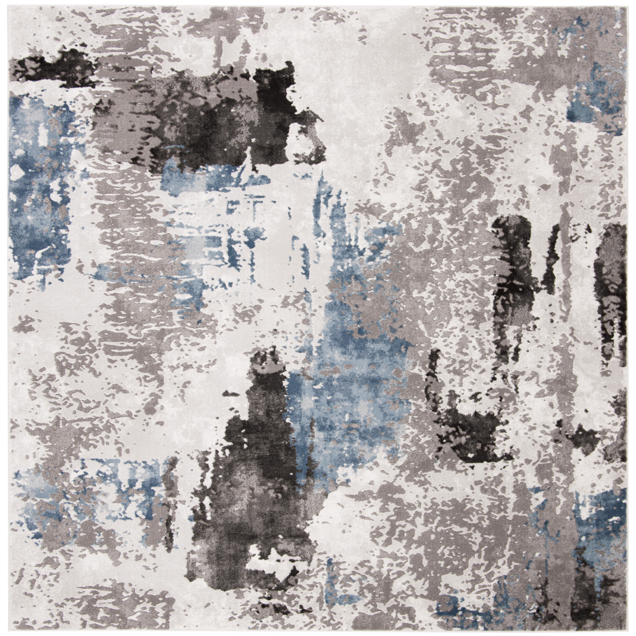 SAFAVIEH Craft Collection CFT820F Grey / Blue Rug - 4' Square