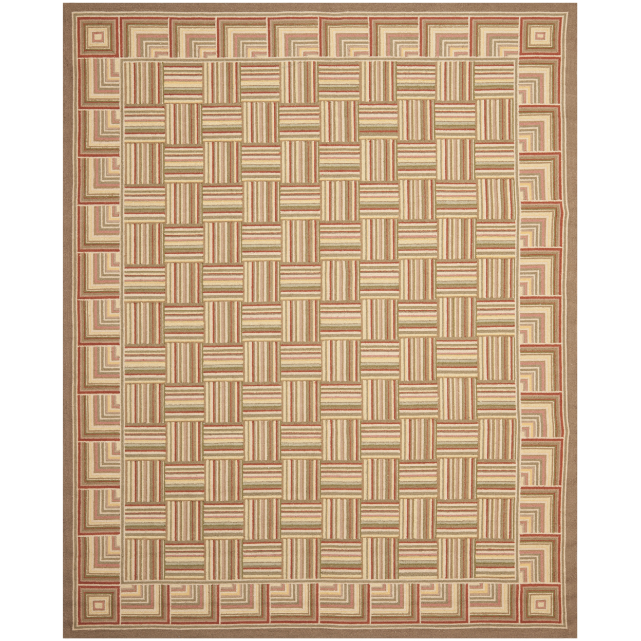 SAFAVIEH Chelsea Collection HK8A Hand-hooked Beige Rug - 3' 9 X 5' 9