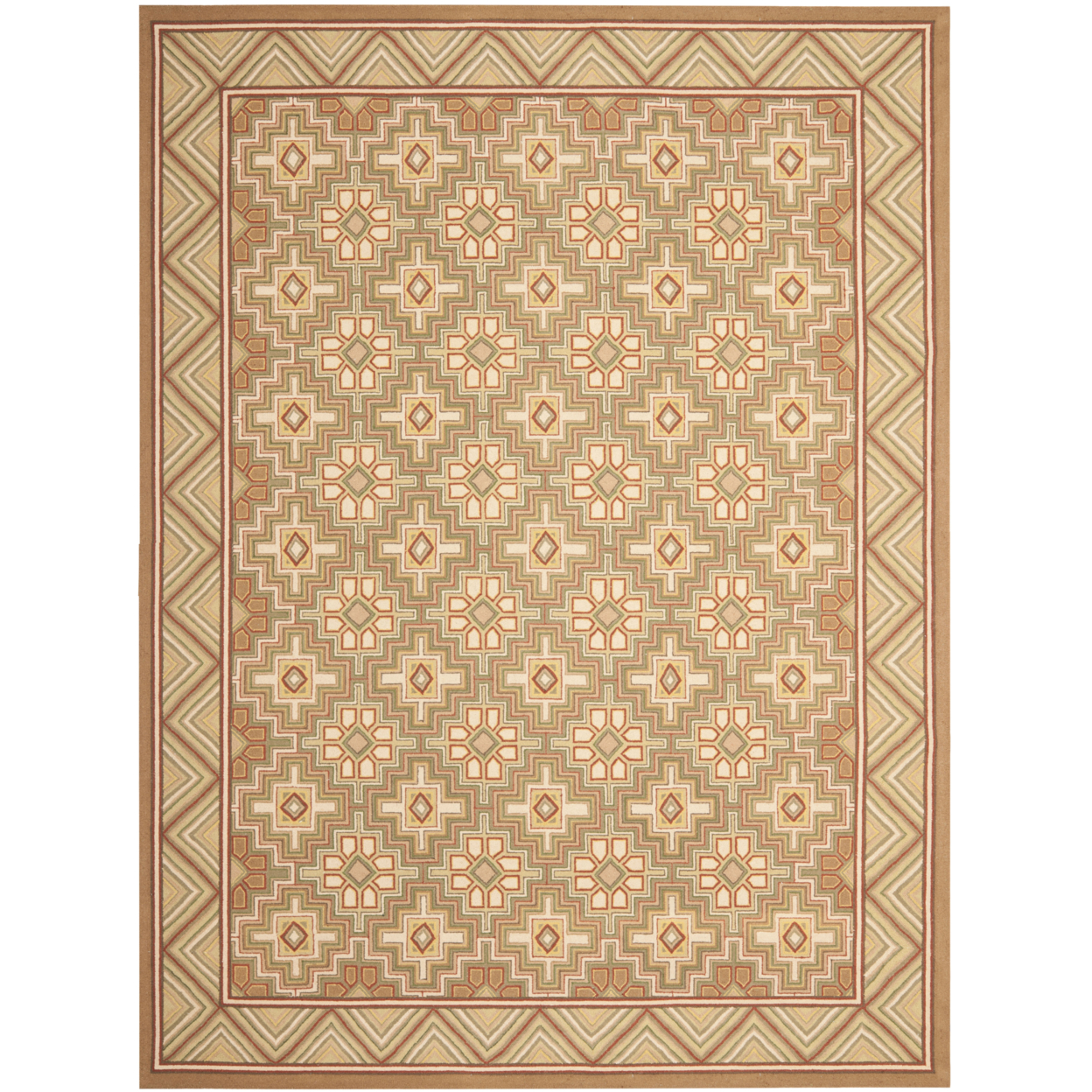 SAFAVIEH Chelsea Collection HK9A Hand-hooked Beige Rug - 5' 3 X 8' 3
