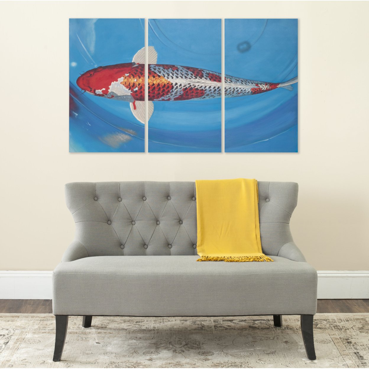 SAFAVIEH Go Fish Triptych Wall Art 18 X 32