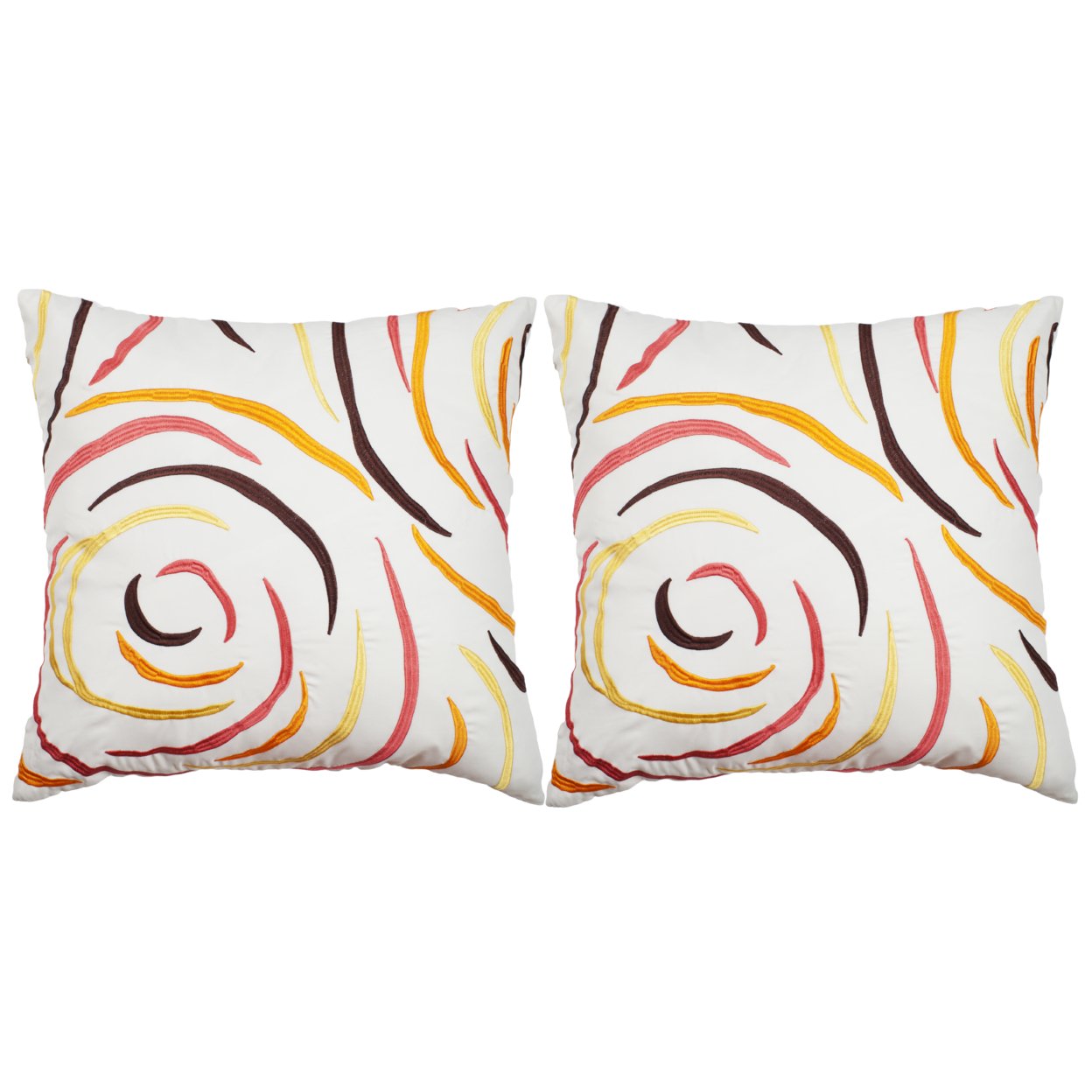 SAFAVIEH Lollypop Pillow Set Of 2 Fiery Red