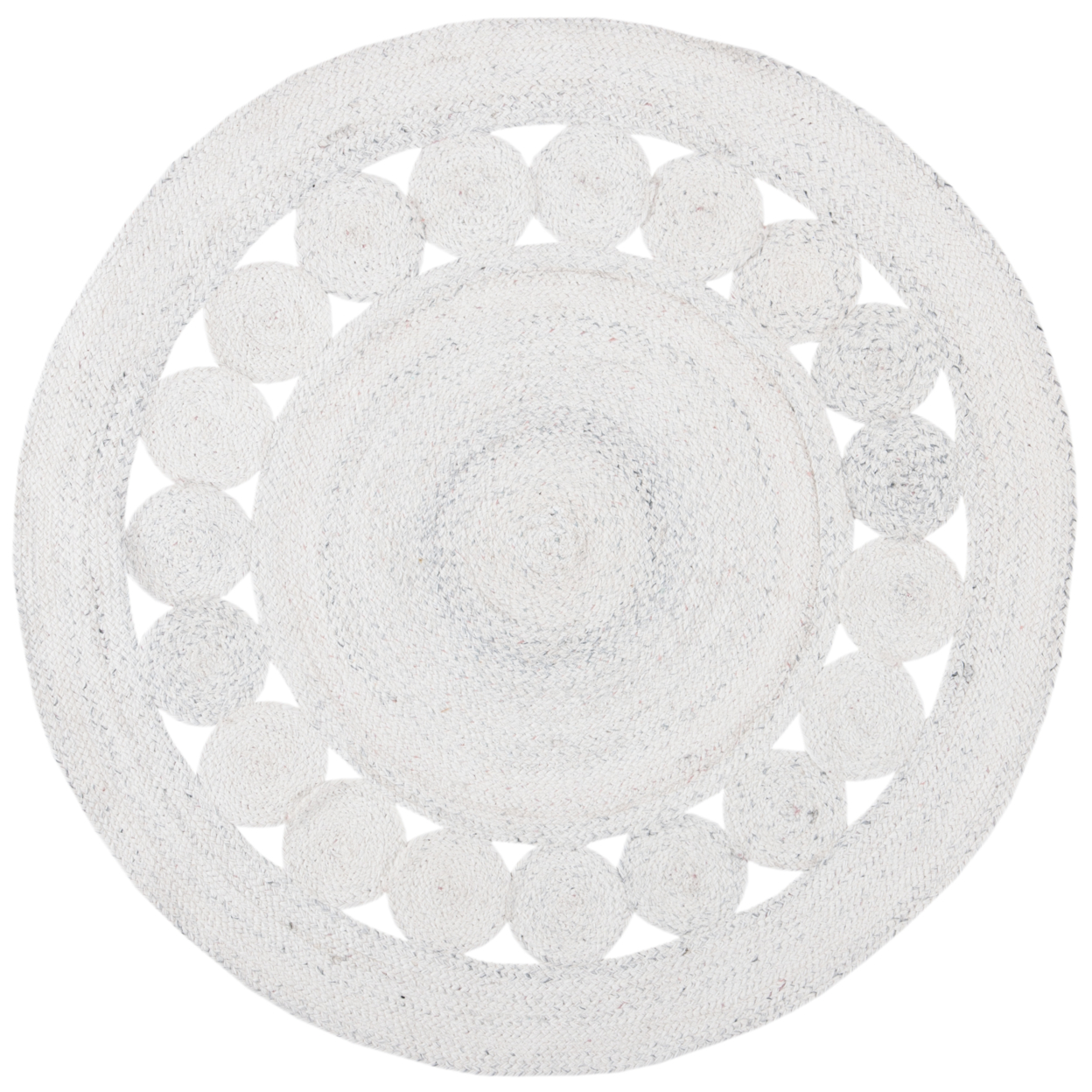 SAFAVIEH Cape Cod Collection CAP225A Handwoven Ivory Rug - 4' Round