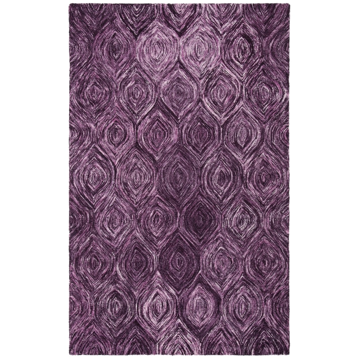 SAFAVIEH Ikat Collection IKT631P Handmade Purple Rug - 3' X 5'