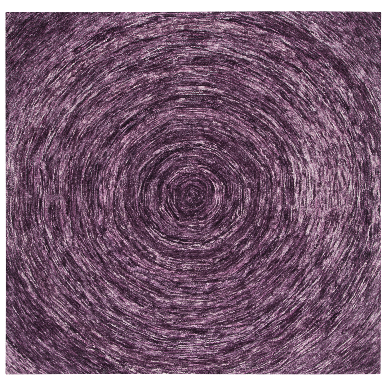 SAFAVIEH Ikat Collection IKT633P Handmade Purple Rug - 6' Square