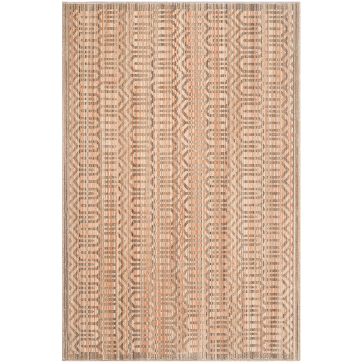 SAFAVIEH Infinity Collection INF583T Beige / Taupe Rug - 9' X 12'