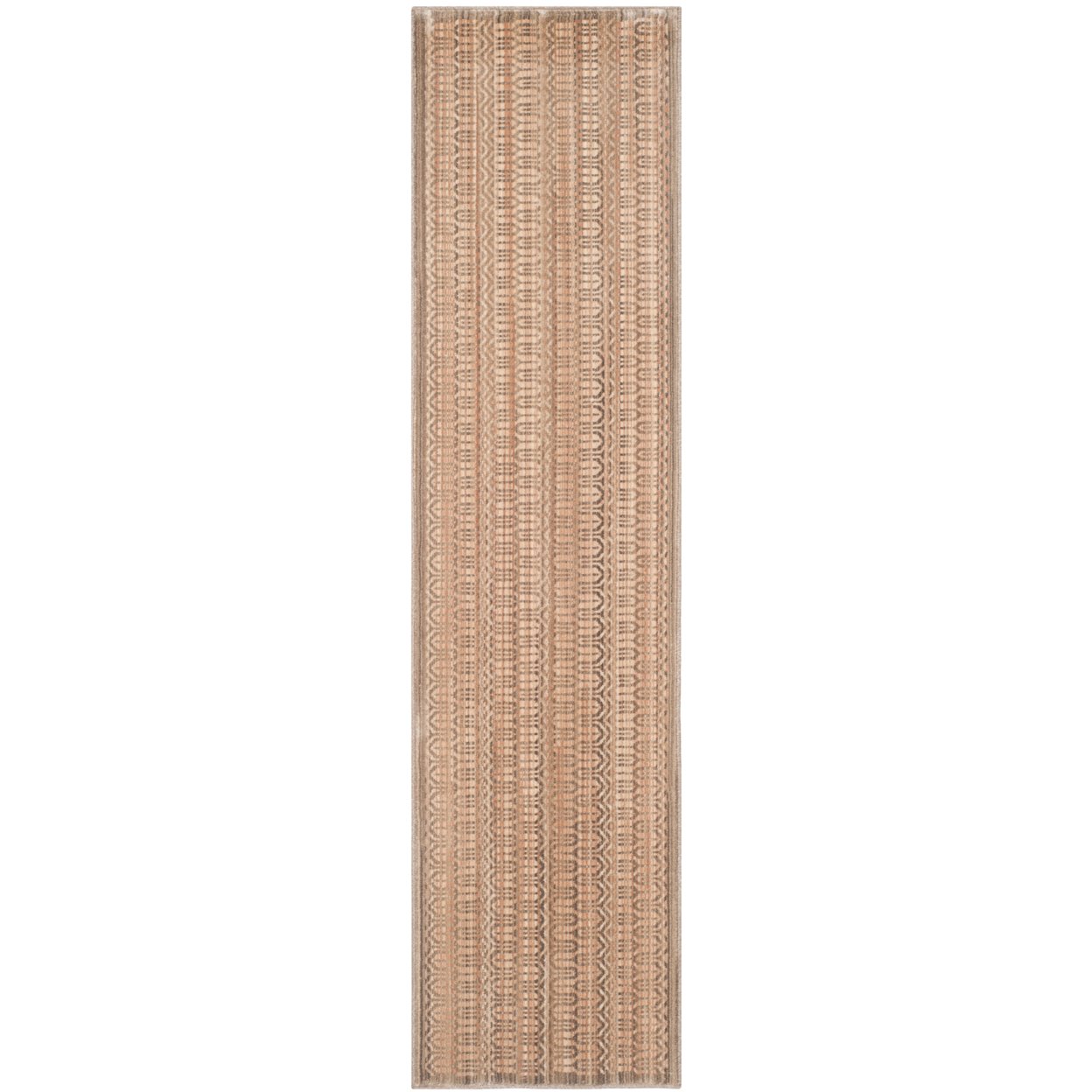 SAFAVIEH Infinity Collection INF583T Beige / Taupe Rug - 9' X 12'