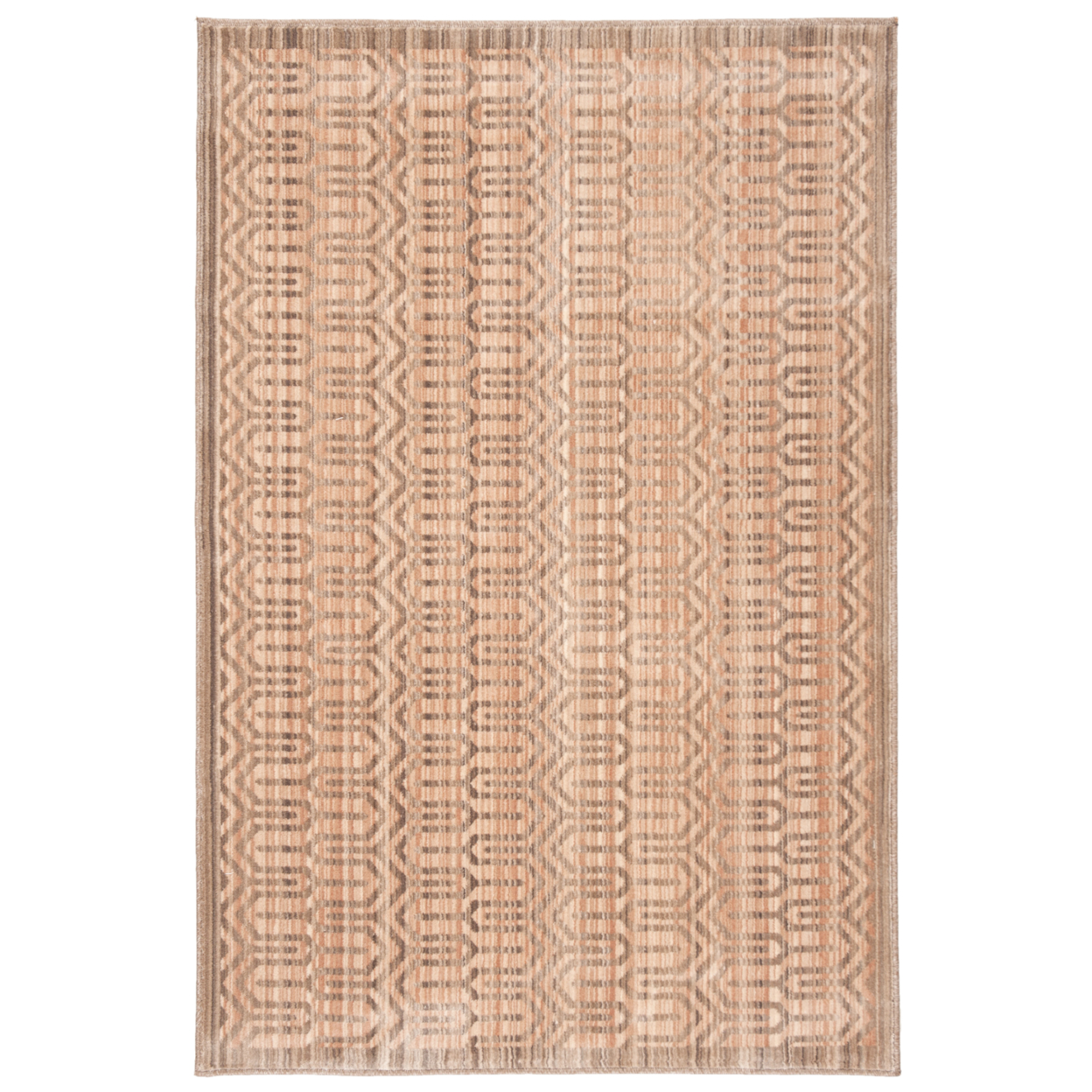 SAFAVIEH Infinity Collection INF583T Beige / Taupe Rug - 4' X 6'