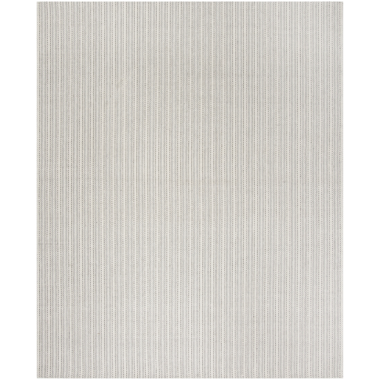 SAFAVIEH Wilton WIL105A Hand-hooked Grey / Ivory Rug - 8' X 10'
