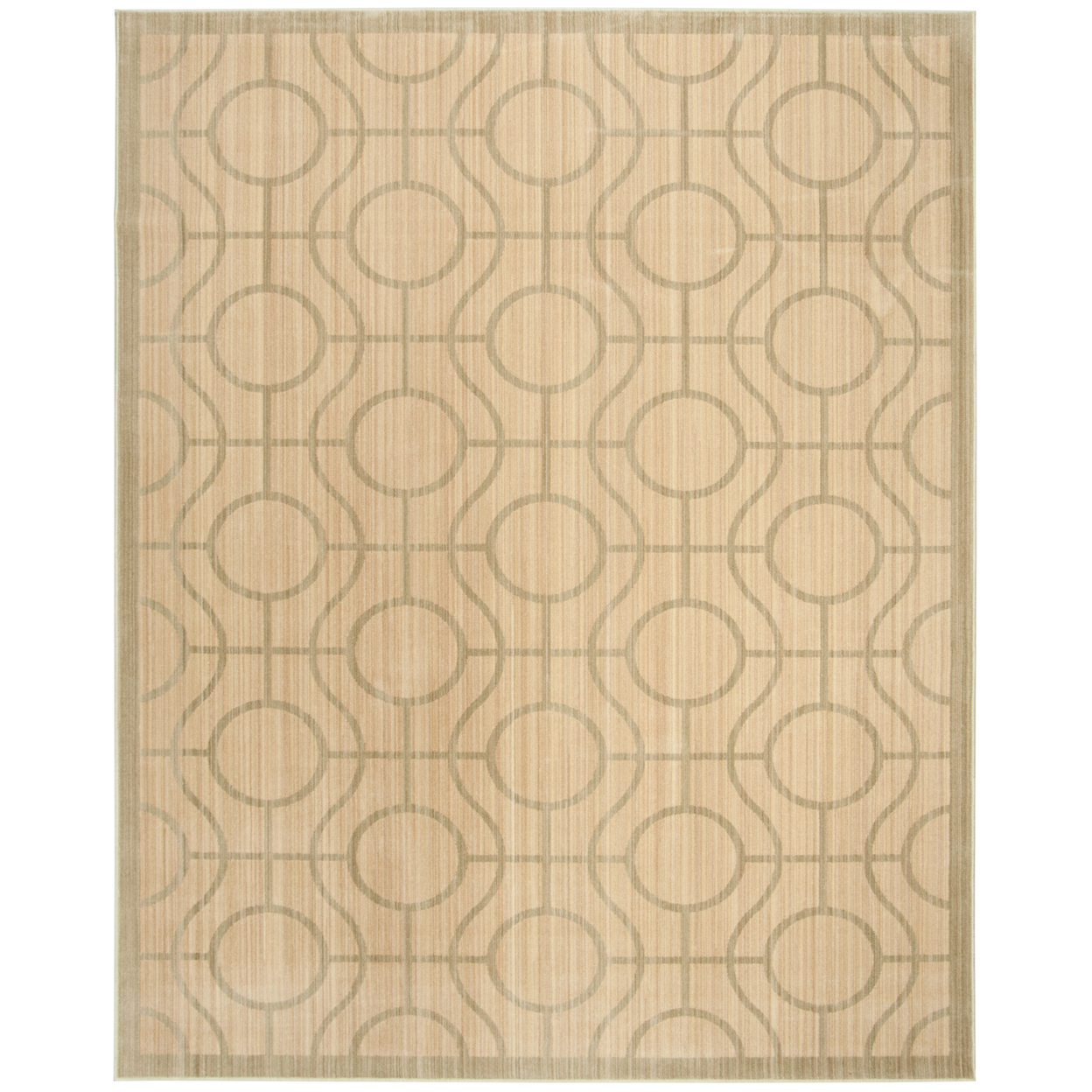 SAFAVIEH Infinity Collection INF590S Yellow / Green Rug - 8' X 10'
