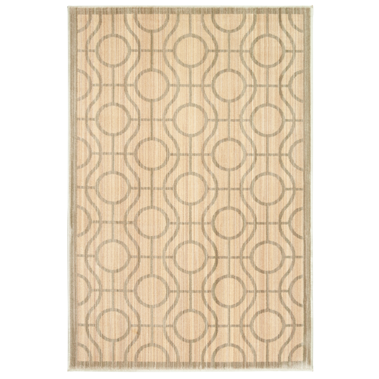 SAFAVIEH Infinity Collection INF590S Yellow / Green Rug - 4' X 6'