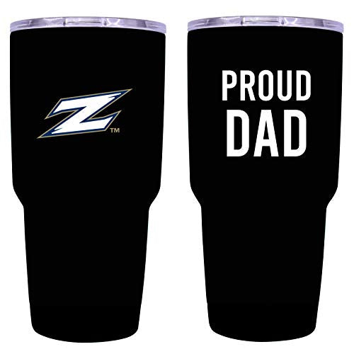 Akron Zips Proud Dad 24 Oz Insulated Stainless Steel Tumblers Black.
