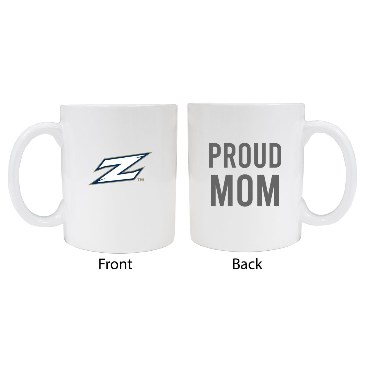 Akron Zips Proud Mom Ceramic Coffee Mug - White