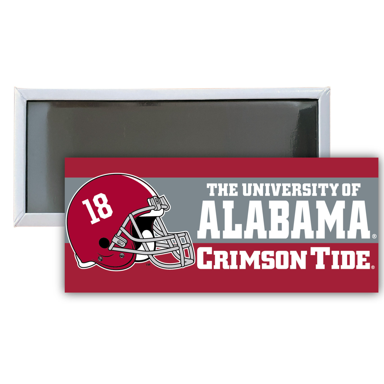 Alabama Crimson Tide 4.75 X 2-Inch Fridge Magnet Rectangle