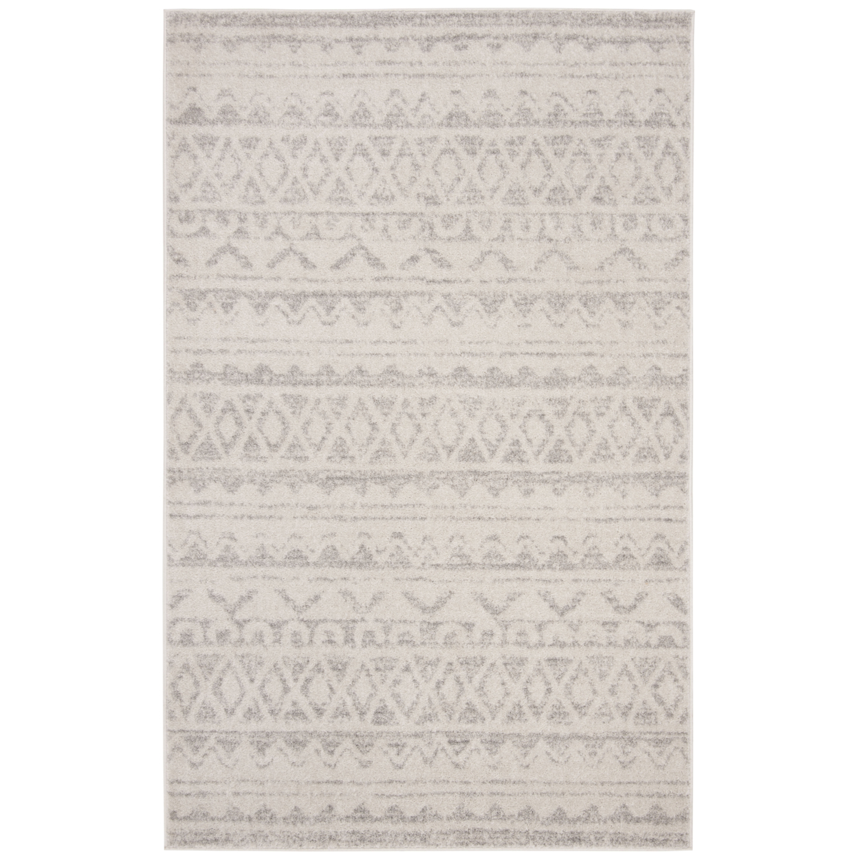 SAFAVIEH Adirondack Collection ADR119A Ivory / Silver Rug - 4' X 6'