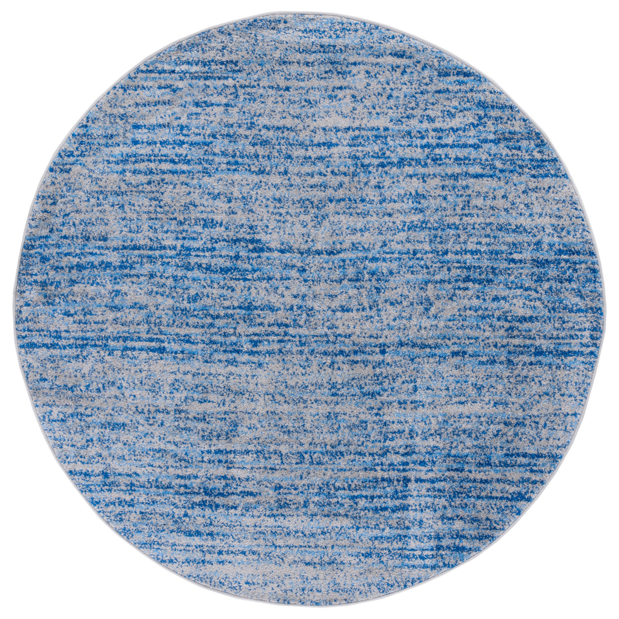 SAFAVIEH Adirondack Collection ADR117D Blue / Silver Rug - 6' Round
