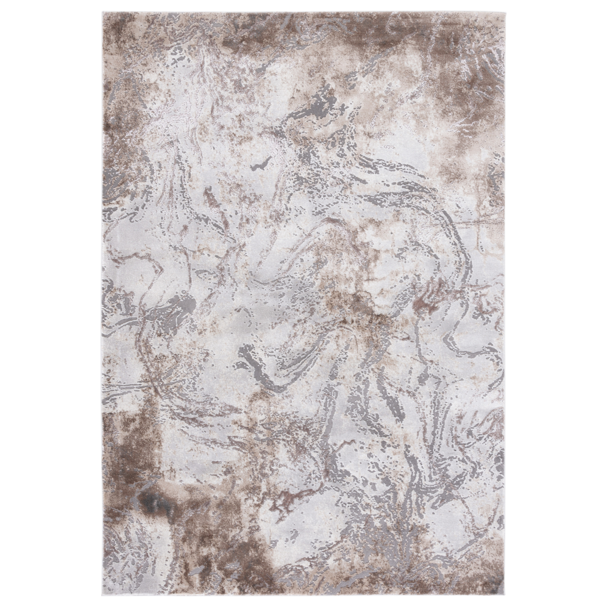 SAFAVIEH Craft Collection CFT864H Grey / Taupe Rug - 5' 3 X 7' 6