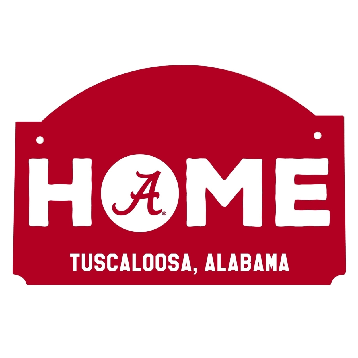 Alabama Crimson Tide Wood Sign With String