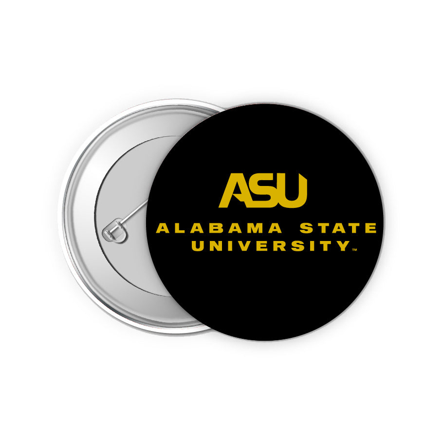 Alabama State University 2 Inch Button Pin 4 Pack